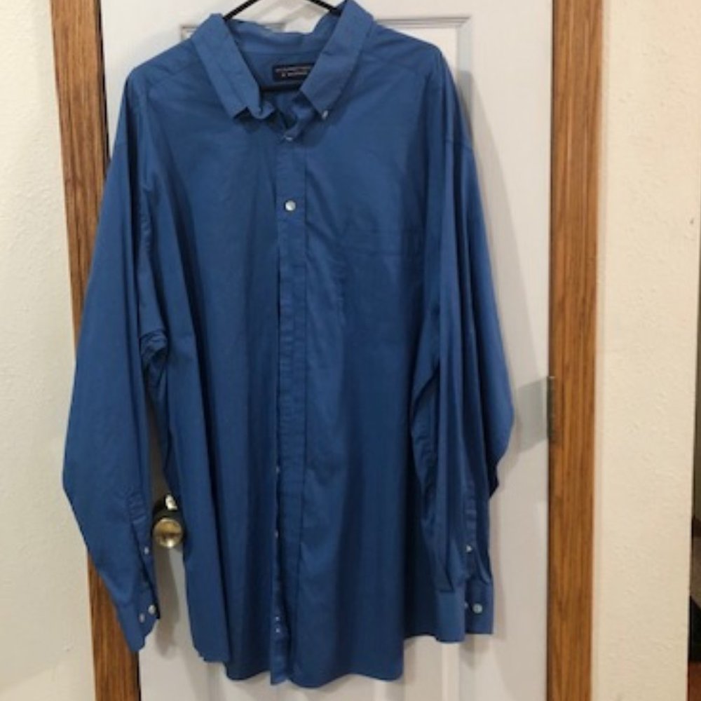 Roundtree & Yorke Dress Button Down Shirt 3XL TALL
